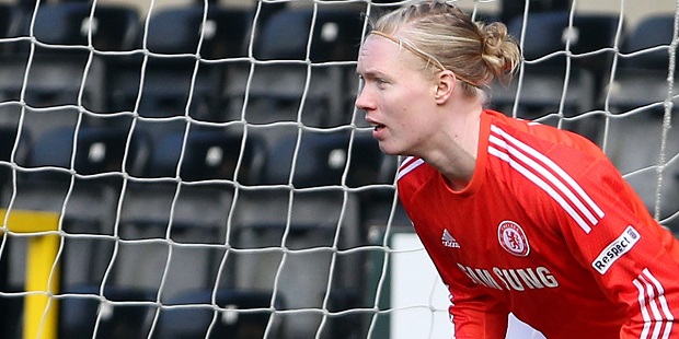 Keeper Lindahl has played a key role since joining Chelsea