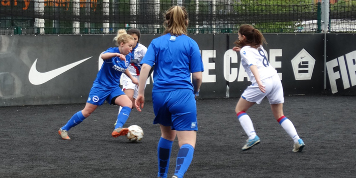 Girls showcase their skills in Football Festival at Wembley