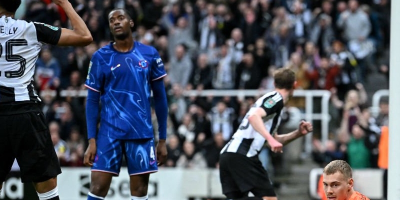 Newcastle send Chelsea out of Carabao Cup